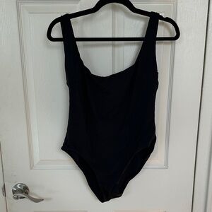 Monday Swimwear Black Low Back One Piece